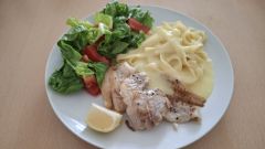 Fisch in Zitronenbutter