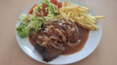 Rinderleber mit Röstzwiebel